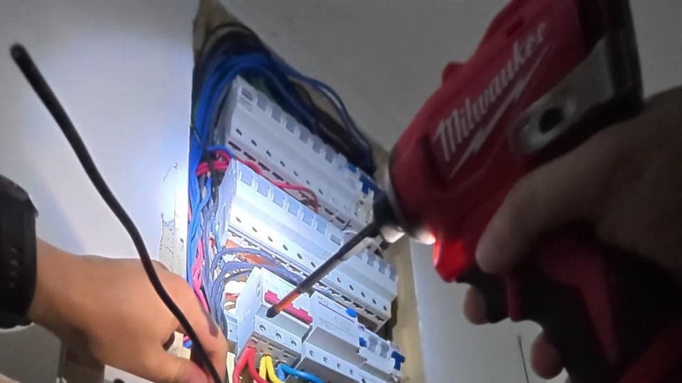 SPD surge protection installation